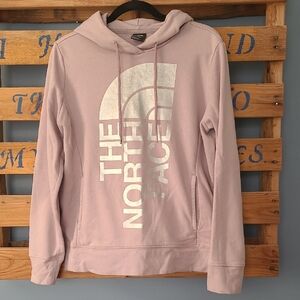The North Face Women's Lavender Hoodie with Metallic Logo